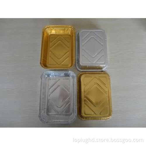 Silver Disposable Aluminum Foil Containers / Aluminum Foil